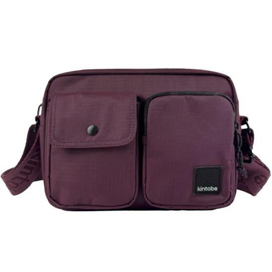 Kintobe Miles Deep Aubergine Crossbody / Axelvska 4,4L - RECYCLED