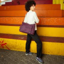 Kintobe Milo Deep Aubergine Tote Bag / Axelvska - 13L - RECYCLED