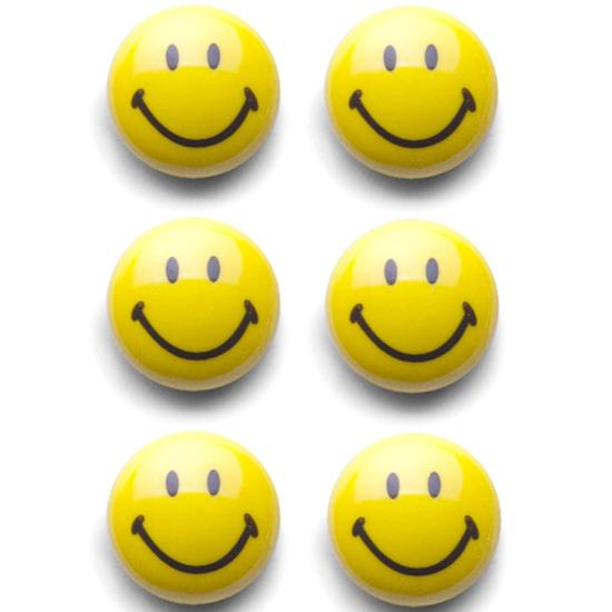 Zeller Present Magnet Set med Smiley - 6 st.