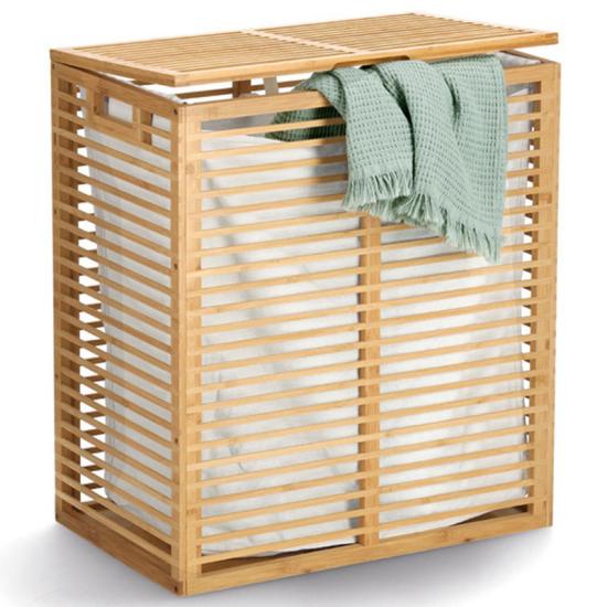 Zeller Present Tvttkorg i Bambu - 53,5 X 33 X 61 cm - 102 L