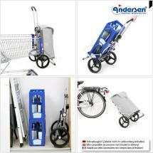 Andersen Mrkgr Royal Shopper IPEK Kylvska 2-i-1 Shoppingvagn - 42 L