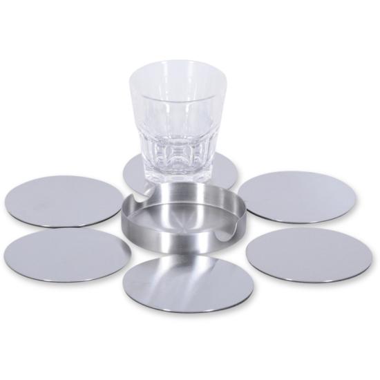 Zeller Present Glasunderlgg - 7-delat Set - 10 cm