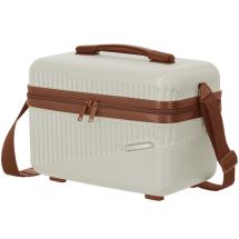 Travelite Bali Vit / Cognac Beautybox / Stor Necessr - 17 L