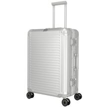 Travelite NEXT 2.0 Silver Aluminium Resvska 4 Hjul - 47 X 67 X 26 - 69 L - RECYCLED