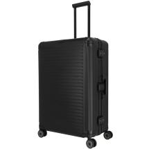 Travelite NEXT 2.0 Svart Aluminium Resvska 4 Hjul - 52 X 77 X 29 - 100 L  - RECYCLED