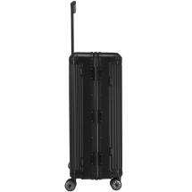 Travelite NEXT 2.0 Svart Aluminium Resvska 4 Hjul - 52 X 77 X 29 - 100 L  - RECYCLED