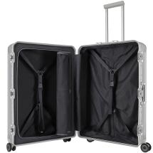 Travelite NEXT 2.0 Silver Aluminium Resvska 4 Hjul - 52 X 77 X 29 - 100 L  - RECYCLED