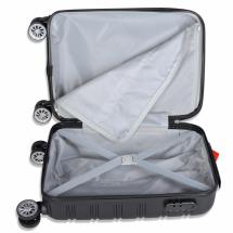 Fabrizio Travel Svart Kabinvska / Kabintrolley 2,5 kg - 55X35X20 - 36 L