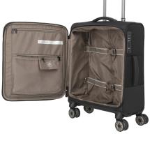 Travelite Crosslite 5.0 Svart Kabinvska Trolley S - 2,8 kg - 40 X 55 X 20 cm - 37 L - RECYCLED