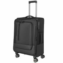 Travelite Crosslite 5.0 Svart Resvska Trolley M - 3,3 kg - 43 X 66 X 28 / 32 cm - 61/66 L - RECYCLED