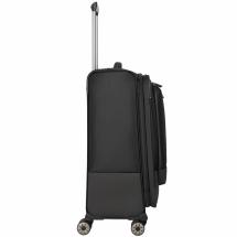 Travelite Crosslite 5.0 Svart Resvska Trolley M - 3,3 kg - 43 X 66 X 28 / 32 cm - 61/66 L - RECYCLED