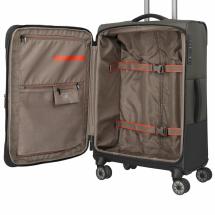 Travelite Crosslite 5.0 Oliv Resvska Trolley M - 3,3 kg - 43 X 66 X 28 / 32 cm - 61/66 L - RECYCLED