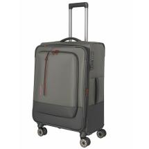 Travelite Crosslite 5.0 Oliv Resvska Trolley M - 3,3 kg - 43 X 66 X 28 / 32 cm - 61/66 L - RECYCLED