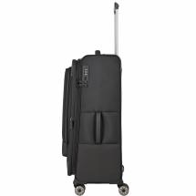 Travelite Crosslite 5.0 Svart Resvska Trolley L - 3,5 kg - 47 X 77 X 32 / 36 cm - 88/93 L - RECYCLED