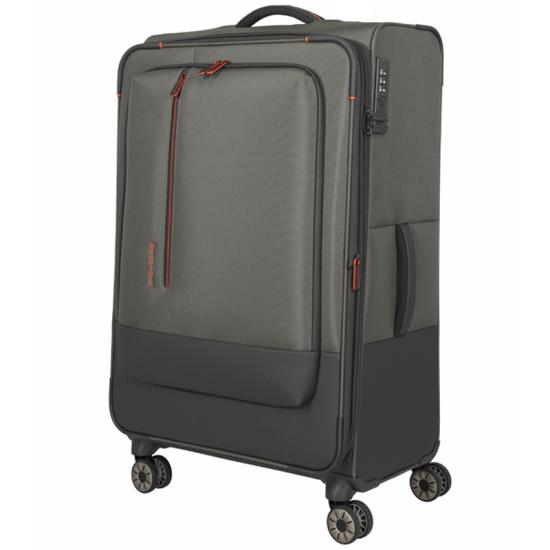 Travelite Crosslite 5.0 Oliv Resvska Trolley L - 3,5 kg - 47 X 77 X 32 / 36 cm - 88/93 L - RECYCLED