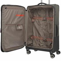 Travelite Crosslite 5.0 Oliv Resvska Trolley L - 3,5 kg - 47 X 77 X 32 / 36 cm - 88/93 L - RECYCLED