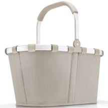 Reisenthel Herringbone Sand Shoppingkorg Carrybag 22 L - RECYCLED