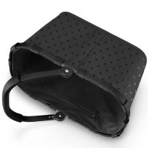 Reisenthel Frame Glossy Dots Black Shoppingkorg Carrybag 22 L - RECYCLED