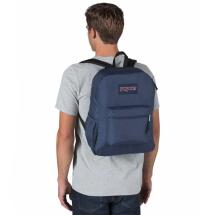 JanSport Cross Town Navy Ryggsck - 26 L - RECYCLED