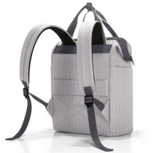 Reisenthel Herringbone Grey Kabin Ryggsck - 31X39X17 cm - 12L - RECYCLED