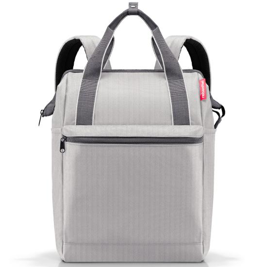 Reisenthel Allrounder R Large Herringbone Grey Ryggsck 23 L - RECYCLED