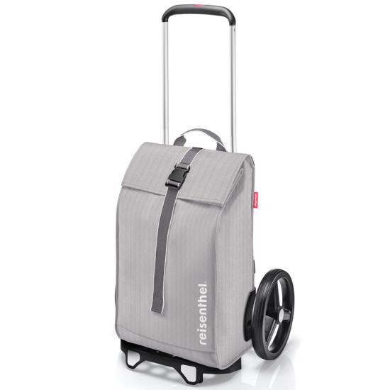 Reisenthel Herringbone Grey 2-i-1 Rolltop Dramaten Vska / Citycruiser - 40 L - RECYCLED