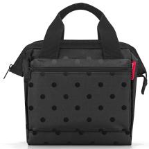 Reisenthel Glossy Dots Black Allrounder Cross Axelvska - 4 L - RECYCLED