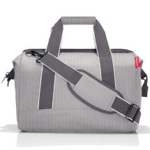 Reisenthel Herringbone Grey Allrounder M Weekendbag - 18L - RECYCLED