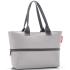 Reisenthel Herringbone Grey e1 Shoppingvska / Bag 12-18 L - RECYCLED