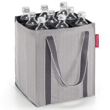 Reisenthel Herringbone Grey Flaskvska / Bottlebag - RECYCLED