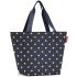 Reisenthel Metallic Dots Blue Shopper / Shoppingpse M 15 L - RECYCLED