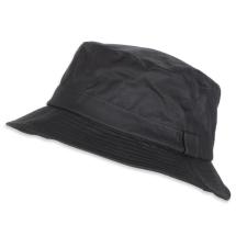 Regovs Brun Vattenavvisande Bucket Hat i Vaxad Bomull